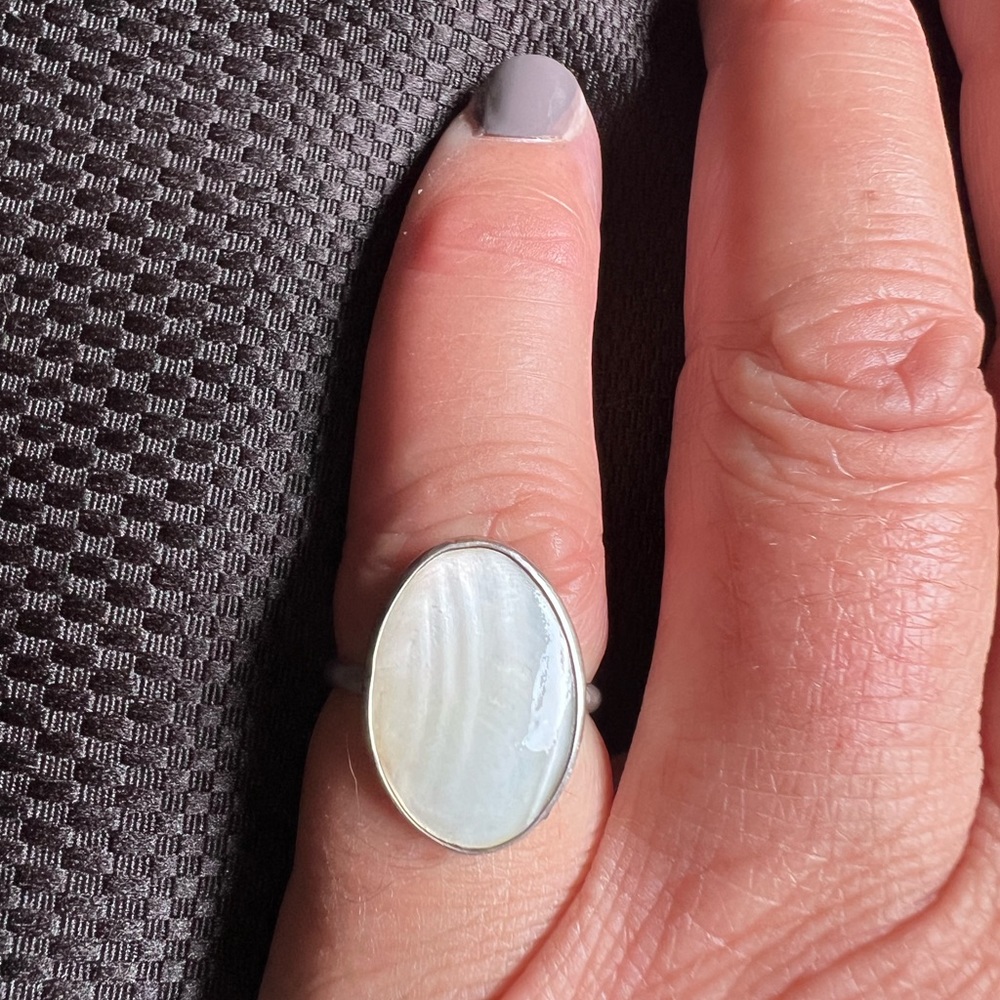 Mother of pearl ring